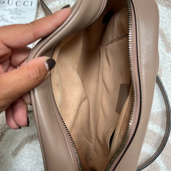 GUCCI MARMONT crossbody in size small - color: dusty pink - Picture 5 of 11